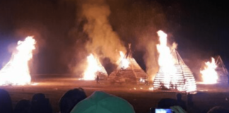 Castellammare, cori contro il sindaco nel falò illegale alla festa dell’Immacolata