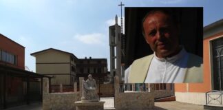 Caserta, fedeli in lutto per la morte di don Michele Cicchella