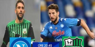 Il Napoli in trasferta contro il Sassuolo (ore 20,45), tornano Politano ed Ounas