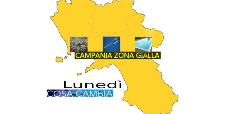 Dalla zona bianca a quella gialla: ecco che cosa cambierà in Campania