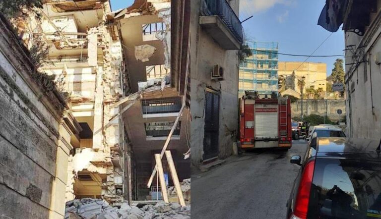 Crolla edificio nel cimitero di Poggioreale: duecento i loculi coinvolti, aperta un’inchiesta