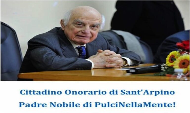 Anche Sant’Arpino ha reso omaggio al giornalista Lubrano per i suoi 90 anni