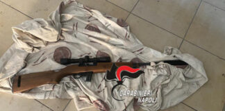 Scisciano, rinvenuto dai carabinieri un fucile da cecchino con matricola abrasa