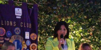 Lions “Club Aversa città Normanna”, passaggio della campana: Eufrasia Cannolicchio nuovo presidente