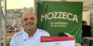 Bufalafest a Napoli, vince il primo premio Pasquale D’Ambrosio della paninoteca Mozzeca di Orta di Atella