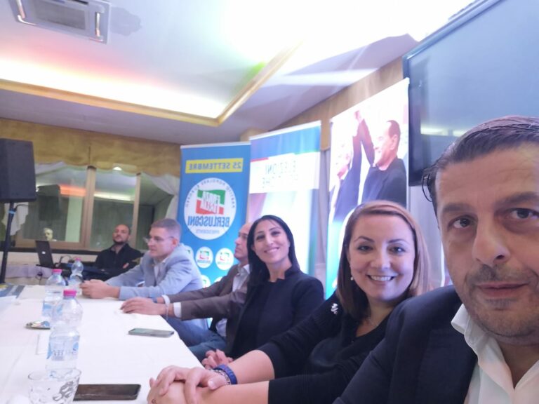 Forza Italia Caserta, chiusura della campagna elettorale ad Arienzo. Guida: “Votare per Forza Italia significa dare consenso ad un gruppo coeso e ben radicato”