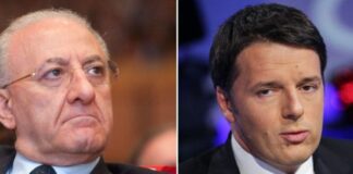 Politiche, Renzi sferza De Luca. L’assessore Caputo e i consiglieri regionali di Iv Alaia, Iovino, Pellegrino e Santangelo nicchiano, il governatore si infuria