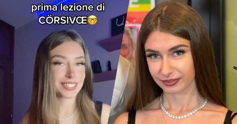 Lezioni di corsivo nel Napoletano, sale in cattedra la tiktoker Elisa Esposito