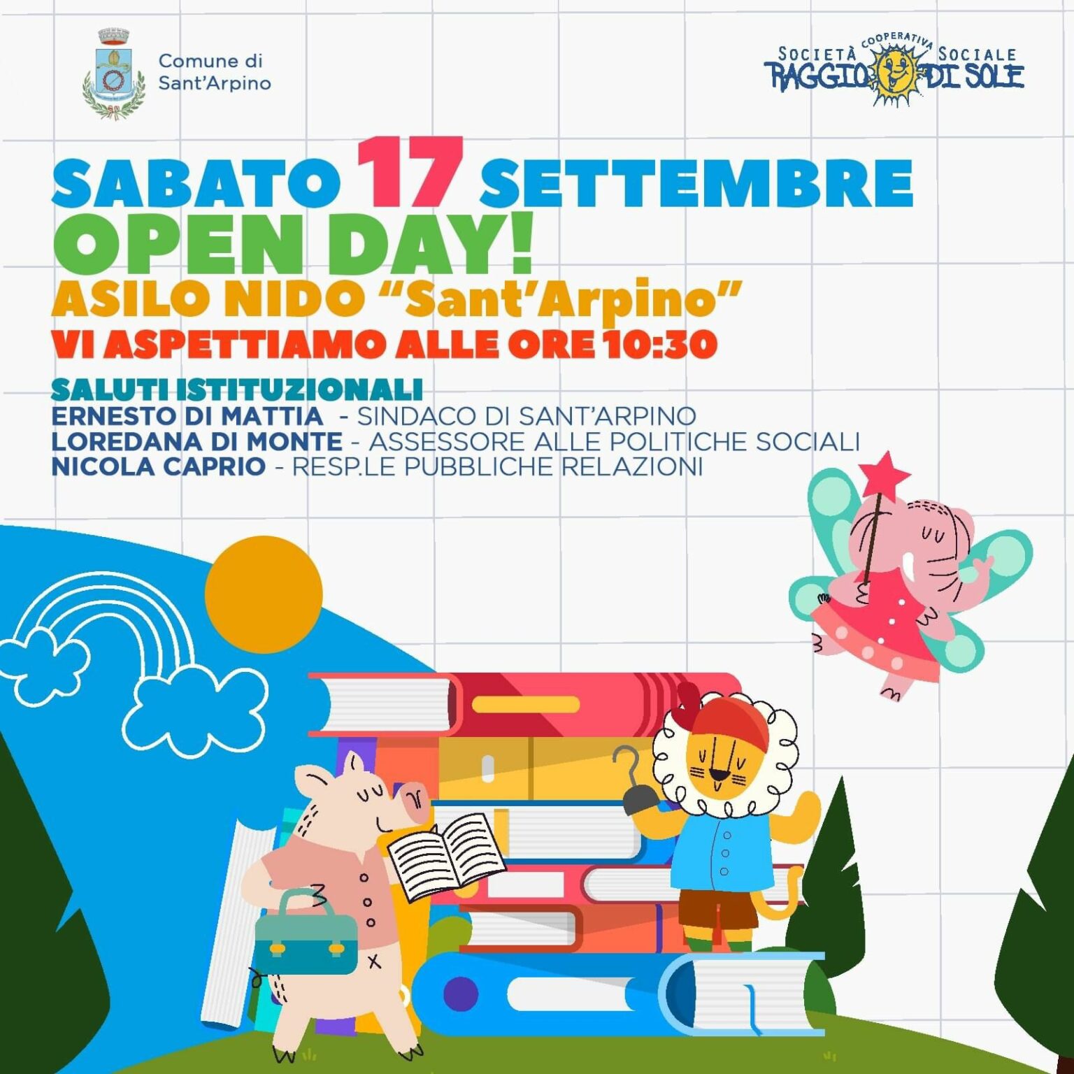 Sara Raggio Sant’Arpino, Open Day all’asilo nido: per i bimbi un futuro roseo. La ...