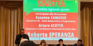 Costituente della Sinistra a Caserta, affollato dibattito all’assemblea regionale di Articolo Uno con Speranza, Camusso e Scotto
