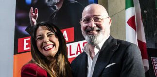 FOTO Bonaccini a Caserta, Graziano: “Entusiasmante comunità democratica”. In prima fila Picierno, De Luca jr e Marino