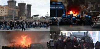Napoli-Eintracht, scontri tifosi: condannato a 2 anni e 6 mesi un ultrà azzurro