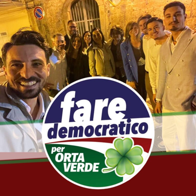 Fare Democratico per Orta Verde, D’Ambrosio: “Lista di qualità, sarò garante dell’attuazione del nostro programma”