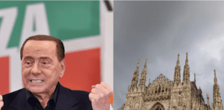 Silvio Berlusconi, conclusi i funerali di Stato a Milano. Cori e applausi all’uscita del feretro