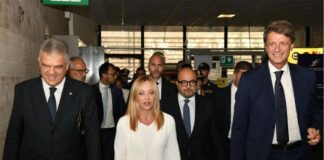 Treno Roma-Pompei, Meloni e Sangiuliano inaugurano il Frecciarossa