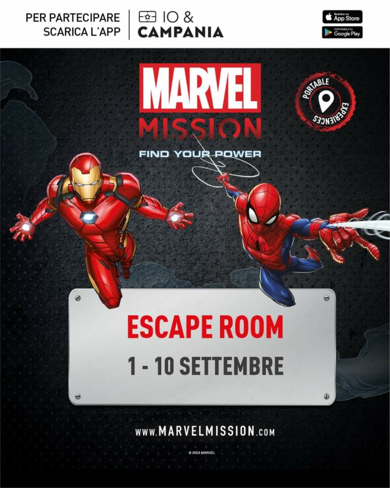 Centro Commerciale Campania, Marvel Escape Room dall’1 al 10 settembre in piazza centrale