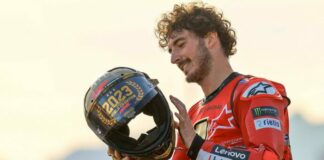 MotoGp, Pecco Bagnaia è campione del mondo per il secondo anno consecutivo