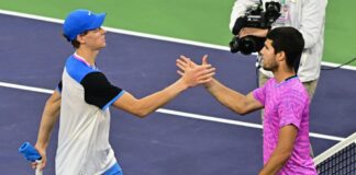 Tennis Indian Wells, Sinner battuto da Alcaraz in semifinale: fallito il tentativo dell’azzurro di salire al numero 2 del ranking