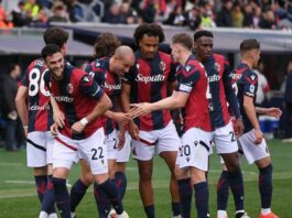Ennesimo ko per la Salernitana, il Bologna strapazza i granata: sempre più vicina la retrocessione aritmetica
