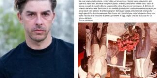 Il post-choc di Riondino, foto di La Russa a testa in giù con Mussolini