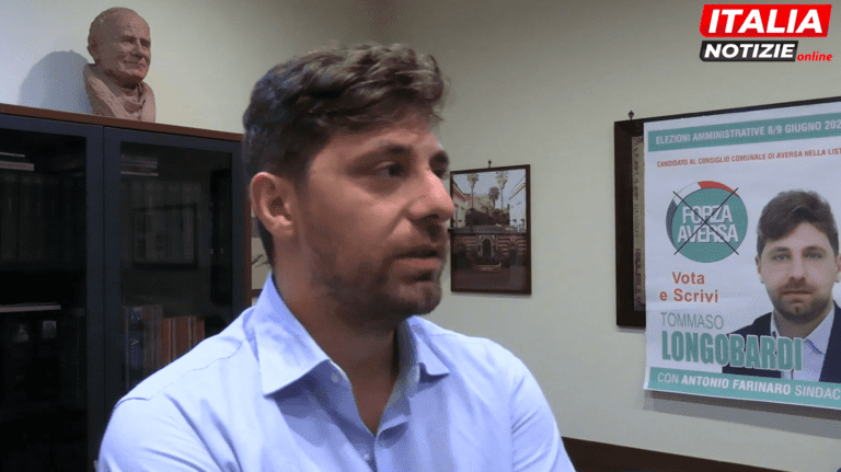 VIDEO INTERVISTA Longobardi (Forza Aversa): “Navette pubbliche per ridurre il traffico in città”. E su Farinaro: “È l’uomo giusto”