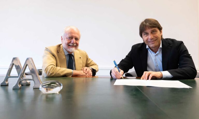 Napoli, Antonio Conte è arrivato in città: primo giorno a Castel Volturno