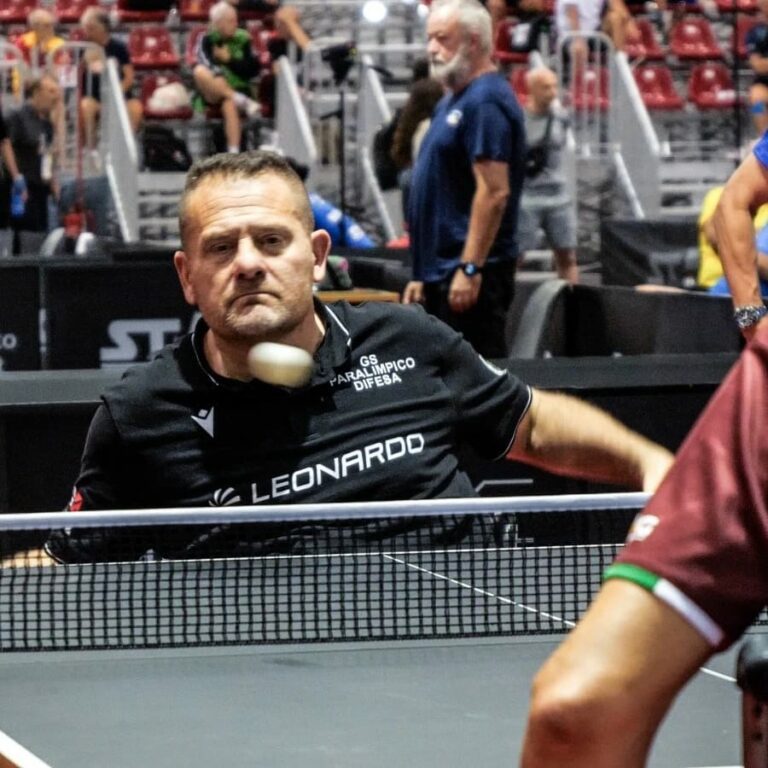 FOTO Campionati paralimpici di tennis tavolo, Gianfranco Paglia è campione del mondo