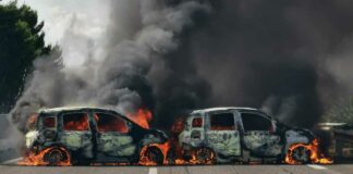 Assalto armato ad un portavalori nel Brindisino, spari e auto in fiamme