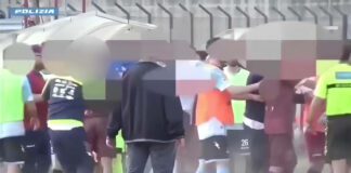 Caserta, maxi rissa nella finale play-off: questura dispone 17 anni di Daspo per calciatori e dirigenti