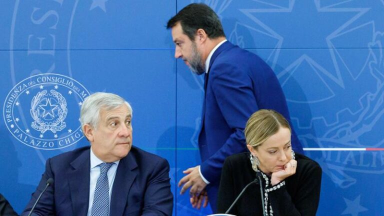 Meloni: “Governo unito, sinistra ideologica”. E Salvini e Tajani abbassano i toni