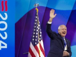 Usa 2024, Tim Walz accetta nomination a vice: “Abbiamo la squadra vincente “