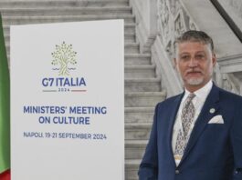 Ultimo giorno del G7 Cultura a Napoli, il ministro Giuli: “Pompei è un posto che palpita di vita”