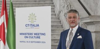 Ultimo giorno del G7 Cultura a Napoli, il ministro Giuli: “Pompei è un posto che palpita di vita”