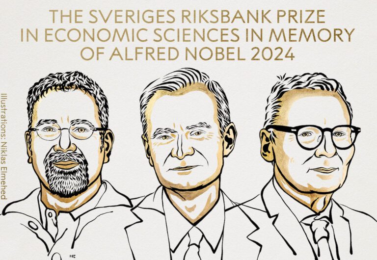 Nobel per l’Economia a Acemoglu, Johnson e Robinson per gli studi sulle istituzioni che influenzano la prosperità