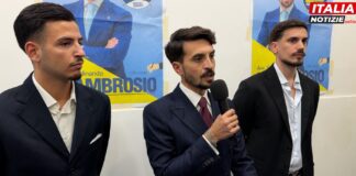 VIDEO Regionali, D’Ambrosio sommerso da affetto e sostegno all’apertura del comitato di Orta di Atella: “Cirielli porterà il centrodestra alla vittoria”