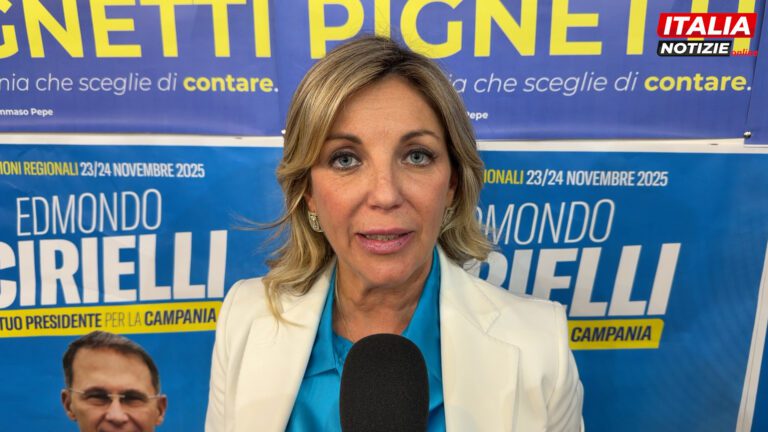 VIDEO Regionali, Pignetti apre il suo quartier generale nel cuore di Aversa alla presenza di Cirielli: “È l’uomo giusto al posto giusto”