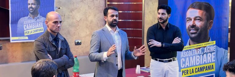 VIDEO Regionali, Stellato fa tappa a Santa Maria Capua Vetere: “Sulla sanità De Luca ha investito tutto nel Salernitano, penalizzata l’area sammaritana”