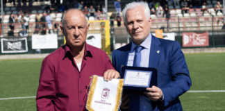 La Real Normanna premia Fiorillo e la Croce Rossa. Il medico sociale: “Un onore e un piacere collaborare con don Peppe De Michele”