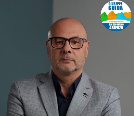 Ricoloriamo Arienzo, Salvatore Tagliafierro in campo con la lista di Guida