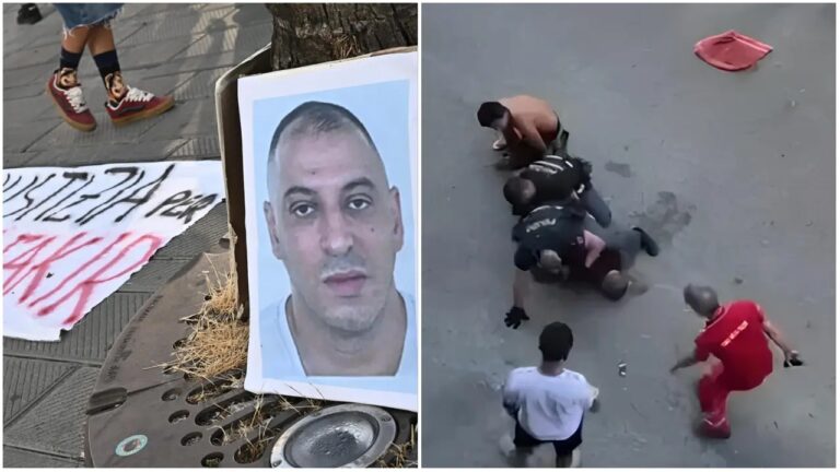 Fakir, l’autopsia: polmoni pieni di sangue. Ipotesi schiacciamento. Piantedosi attacca Lepore